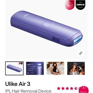 Ulike Air 3 Purple IPL Hair Removal Device